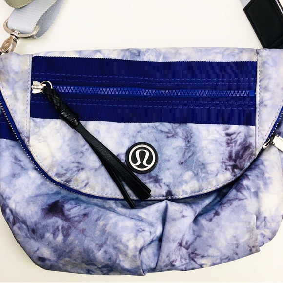 lululemon athletica Handbags - Lululemon Festival Bag Crossbody Purple Tie Dye